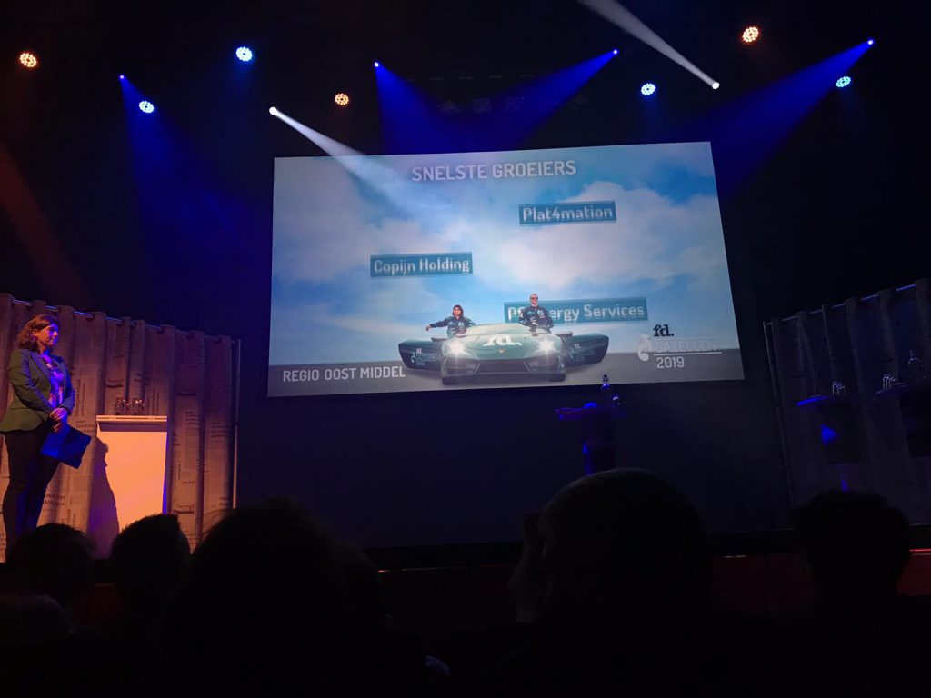 FD Gazellen 2019 award presentatie Copijn