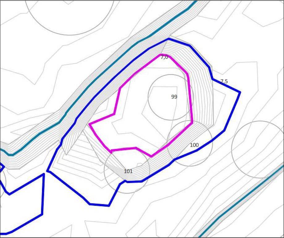 Hoogtemeting met isolijnen Gemeente Zeist Gemeentewerf Copijn
