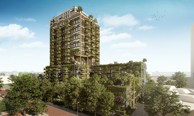 De Premier Leiden levend gebouw